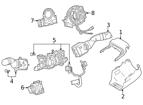 Switches, Solenoids & Actuators for 2024 Lexus RX450h+ #0