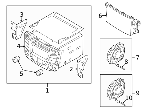 Sound System for 2015 Hyundai Accent #0