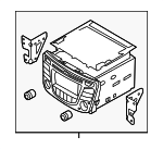 961701R100GU - : AM/FM CD for Hyundai Image