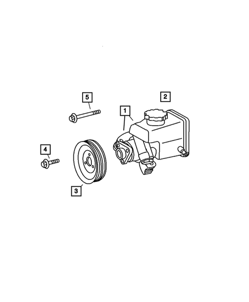 Power Steering Pump for 2004 Dodge Sprinter 3500 #0