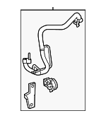 88710AK020 - : AC Hose for Toyota: Tacoma Image