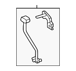 88710AK030 - : AC Tube for Toyota: Tacoma Image