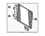 884A0AK020 - HVAC: Condenser Assembly for Toyota: Tacoma Image