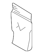 8H0853419A - Body: License Plate Light Panel for Audi: A4, A4 Quattro, A6, A6 Quattro, RS4, S4, S6 Image