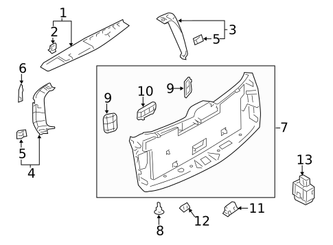 Interior Trim for 2015 INFINITI QX80 #0