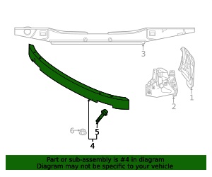 2018-2025 Volvo XC60 Impact Bar 32348958 | OEM Parts Online