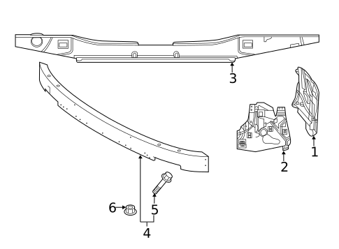 Bumper & Components - Front for 2021 Volvo XC60 #1