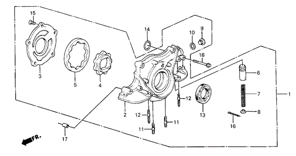 Oil Pump for 1984 Honda Civic #0