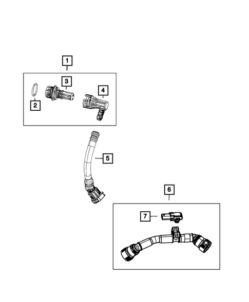 Crankcase Ventilation for 2018 Dodge Challenger #0