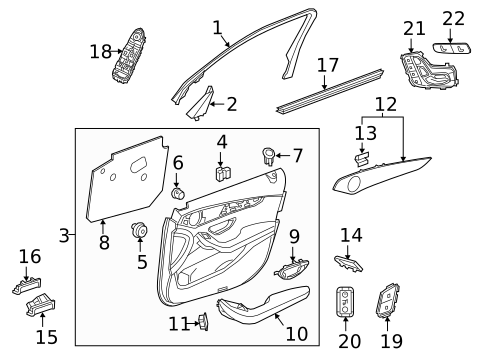 Door for 2021 Mercedes-Benz Metris #0