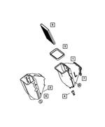 68012873AA - Air Conditioning &amp; Heater: Housing for Dodge: Sprinter 2500, Sprinter 3500 Image