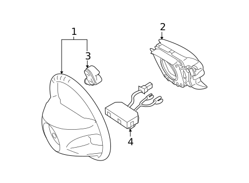Steering Wheel & Trim for 2009 Mercedes-Benz G 55 AMG&reg; #1