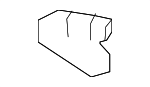 90669T6AJ01 - Body: Door Trim Panel Retainer for Honda Image