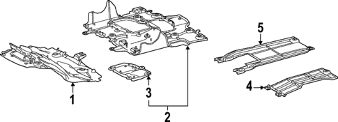 Splash Shields for 2025 Lexus LX700h #0