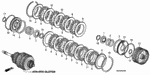 22533RDK003 - Transmission - Automatic: SEAT, RETURN SPRING for Honda Image