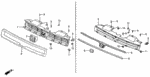 90125SN7G00 - Interior/Bumper: SCREW, TAPPING (5X16) for Honda Image