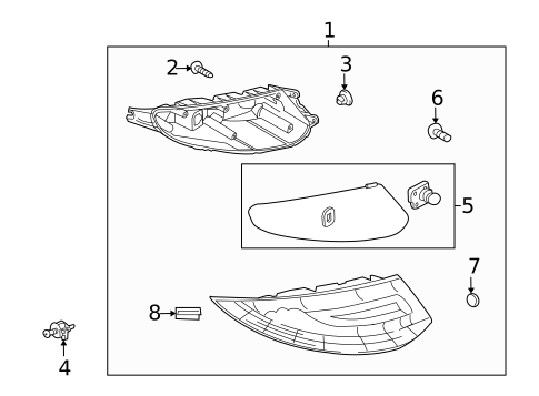 Tail Lamps for 2011 Porsche 911 #0