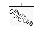 4M0498201 - Suspension: Inner Boot for Audi Image