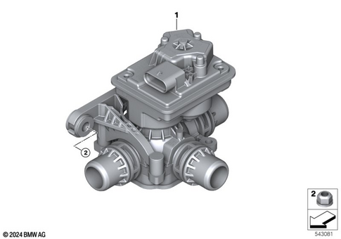 Water Pump, Valve, Hoses for 2024 Mini Countryman SE ALL4 #2