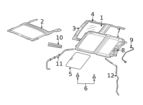 Sunroof for 2012 Jeep Grand Cherokee #1