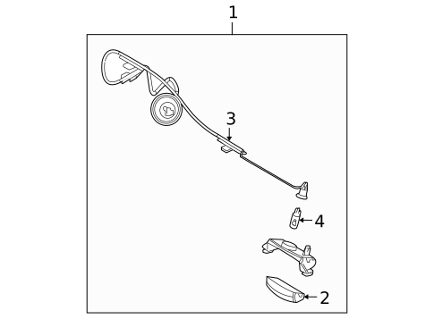 License Lamps for 2004 Mazda 3 #1