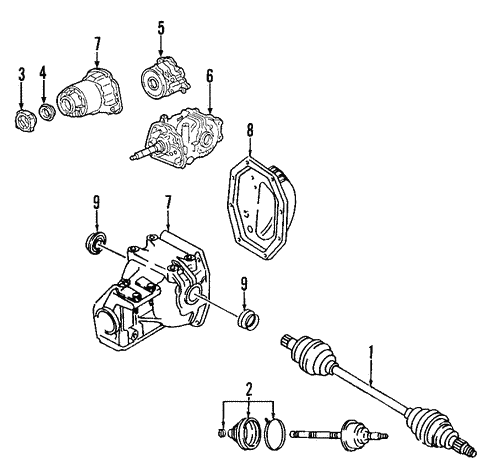 Drive Axles for 2008 Ford Edge | OEM Parts Online