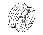 36116855103 - : Wheel, Alloy for Mini: Cooper, Cooper Clubman Image