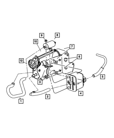 Vacuum Canister for 2007 Dodge Ram 3500 #0