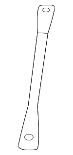 66872B1000 - : Diagonal Brace for Genesis: G80 Image