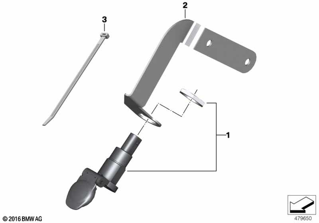 61347714741 - Maintenance &amp; Technology: Plug-in Socket -  for BMW-Motorrad Image