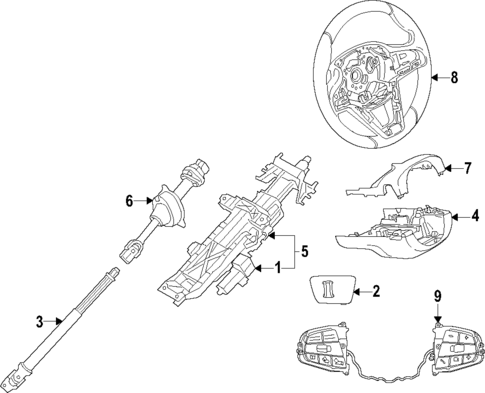 Steering Wheel for 2023 BMW XM #0