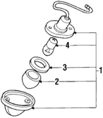 MB171819 - : Lens Gasket for Mitsubishi Image