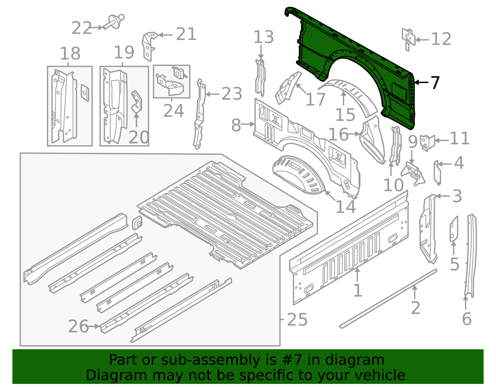 2023-2026 Ford Side Panel PC3Z-9827841-D | OEM Parts Online