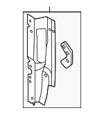PC3Z9941033A - Body: Truck Bed Panel Reinforcement for Ford Image