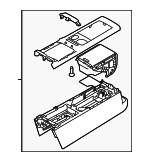 LR049415 - : Center Console for Land Rover: LR2 Image
