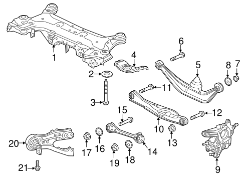 Rear Suspension for 2020 Honda Odyssey | OEM Parts Online