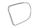 998105303 - Body: Door Mirror Glass for Mercedes-Benz Image