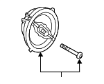 2058201342 - Body: Door Mirror Drive Motor for Mercedes-Benz Image