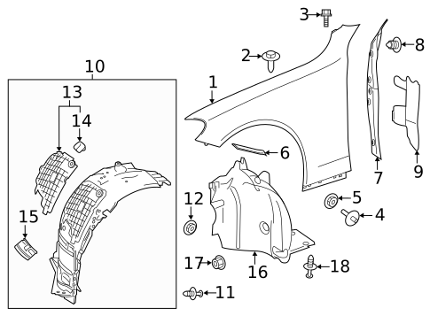 Fenders for 2020 Mercedes-Benz E 450 #0