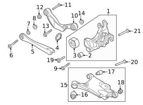 Rear Suspension for 2023 Volvo V60 #1