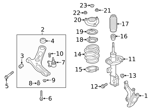 Suspension Components for 2019 Hyundai Veloster N #0