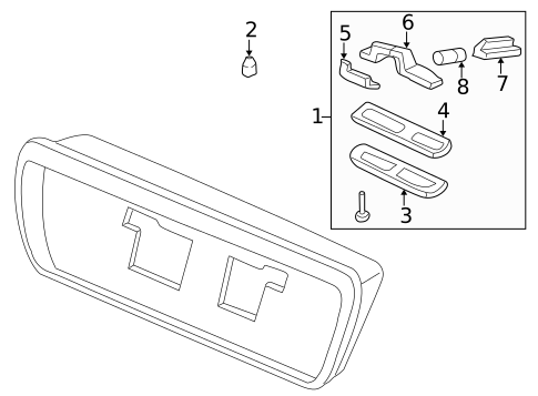 License Lamps for 1996 Honda Civic #0