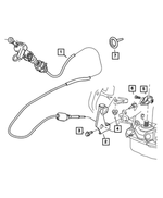 52107846AB - Automatic Transmission 4 Speed: Shift Cable for Mopar Image