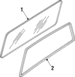 55174950 - Body: Glass for Mopar Image