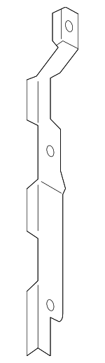 8K0809076A - Body: Rear Bracket for Audi: A4, A4 Quattro, allroad, S4 Image