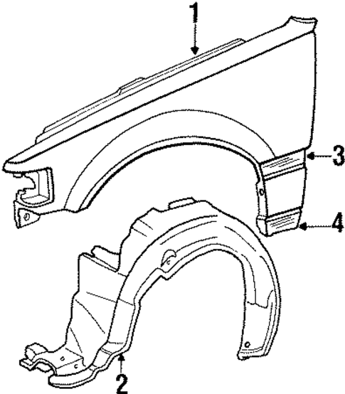 Fender & Components for 1991 Honda CRX #0