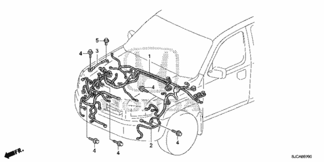 Wire Harness (1) for 2014 Honda Ridgeline #0
