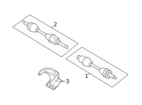 CV Components for 2005 Mercury Mariner #0