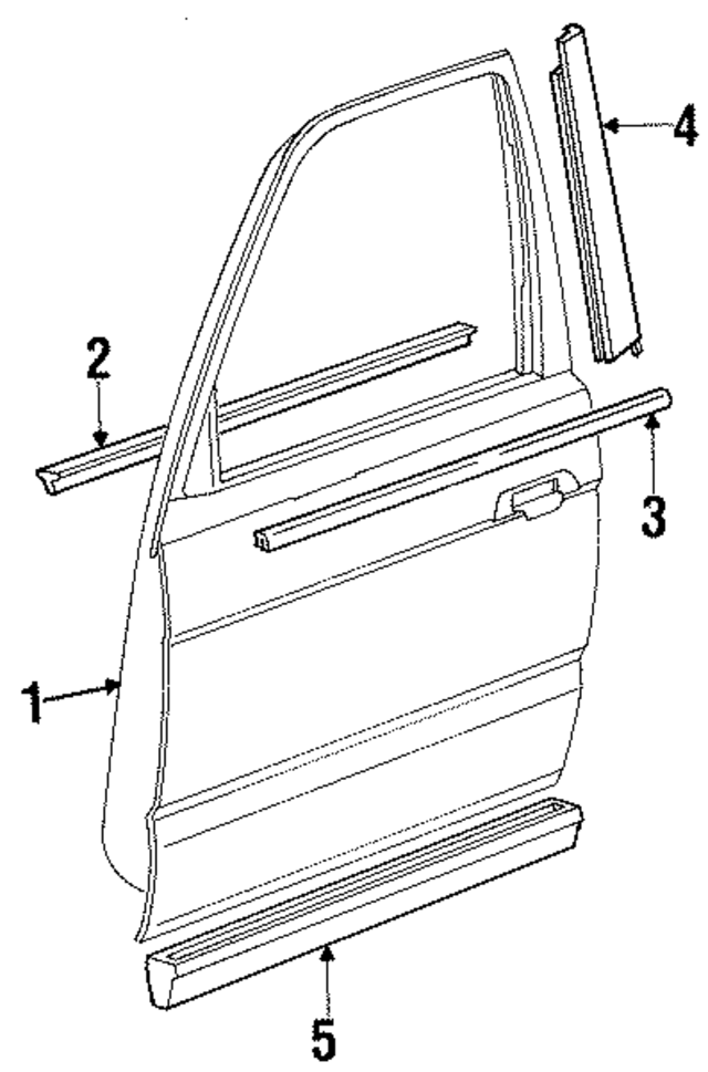 51211928242 - : Belt Molding for BMW Image