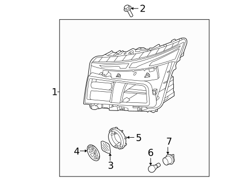 Headlamp Components for 2023 Hyundai Santa Fe #0